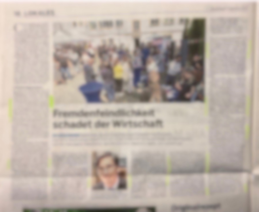 Ein Foto des LR Beitrags